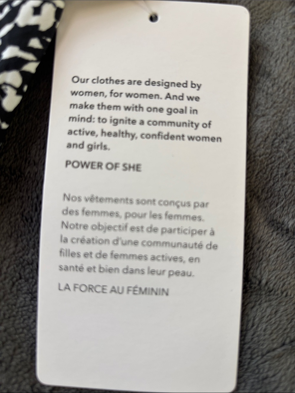 NWT Athleta Black and White Ultimate Train Printed Tank - Picture 3 of 8